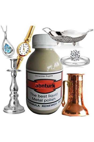 abnturk 3 Adet Kaol 3x100cc Dünyanın Eniyi Gümüş Altın Metal Parlatıcı Tüm Ma...