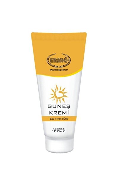 Ersağ YÜZ GÜNEŞ KREMİ 50 FAKTÖRLÜ 100 ml