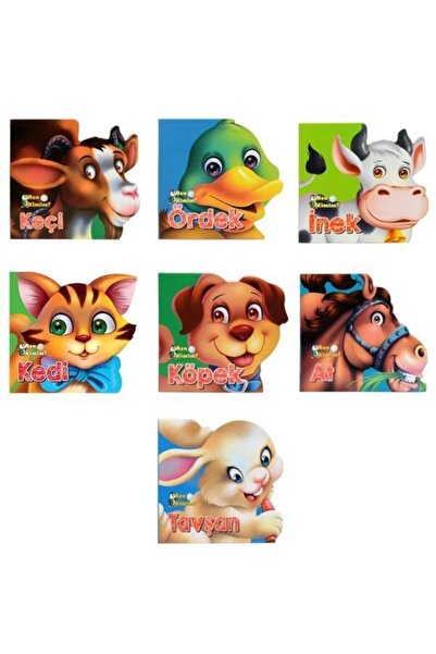 Parıltı Yayıncılık Ben Kimim ? Çiftlik Hayvanları +2 Yaş Kitap Seti