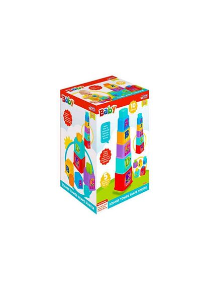 DEDE Toy Baby Square Tower Bultak