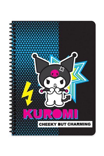 KESKİN COLOR Kuromi 80 Sheets Cardboard Notebook - Set of 2 Sharp Color