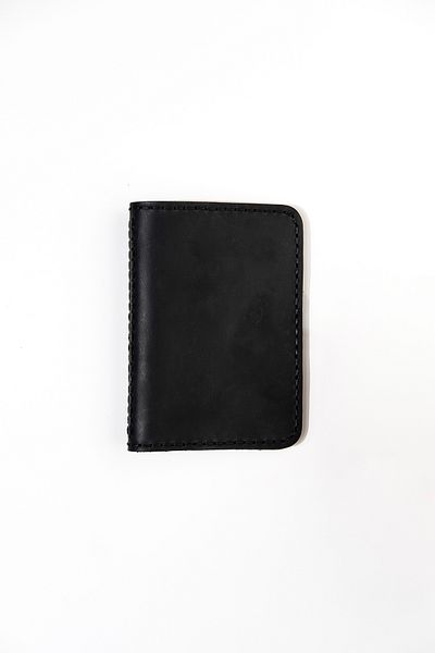Niki Leather Μαύρο γνήσιο δερμάτινο δοχείο άδειας