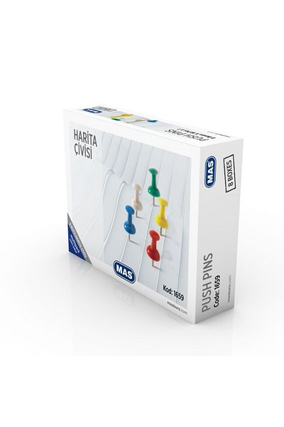 Mas Multıpack - Color Map Nail Cylindrical X 8