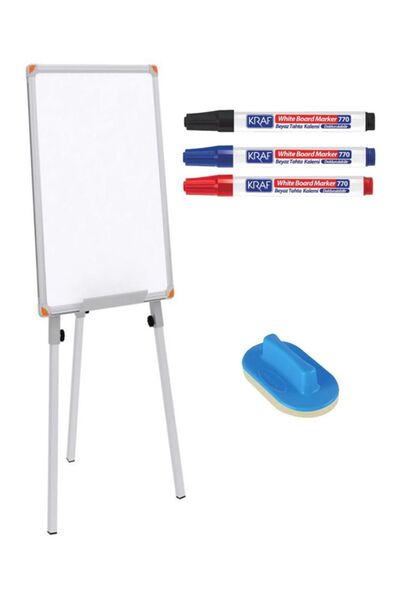 Panda Yazı Tahtası 50x70 PAN092 Silgi ve Kraf Beyaz Tahta Kalemi Set