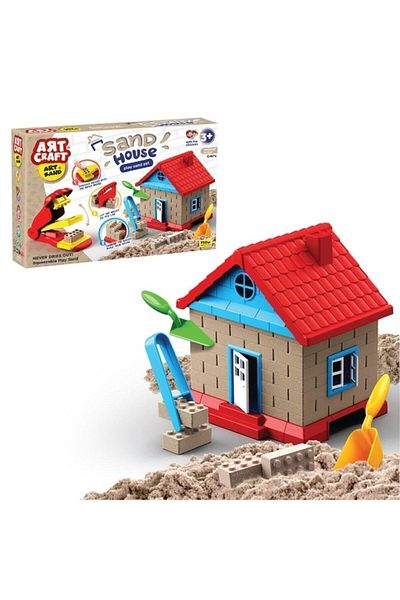 TOYSTORE مجموعة آرت كرافت للإنشاءات بيت الرمل الحركي 750 غرام. جد