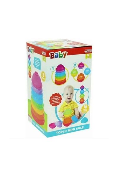 Dede Oyuncak Unisex Baby Pink Bulk Mini Tower