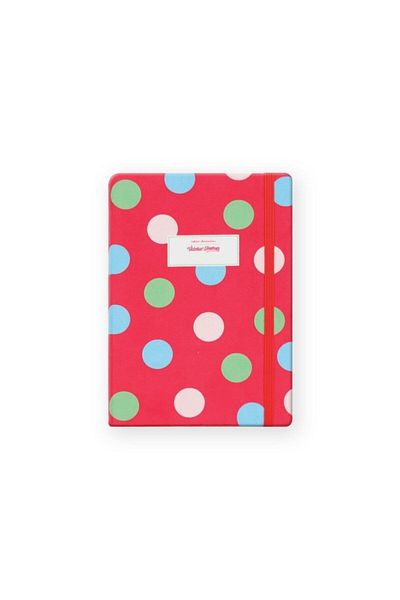 KESKİN COLOR Victoria's Journals 14x20 Trendy Polka Dots - Red