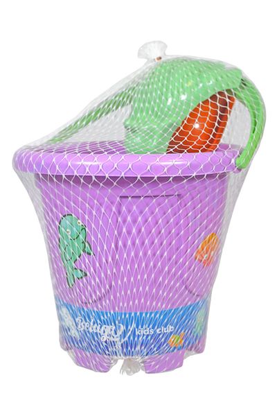 Temel Purple Children's Toy Bucket Set