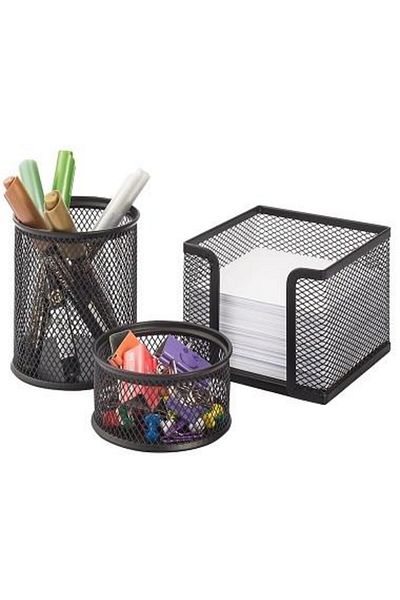 KRAF 470 г перфориран калъф за моливи, черен