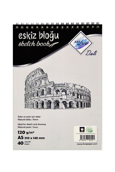 art liva Sketchbook A5 120 G