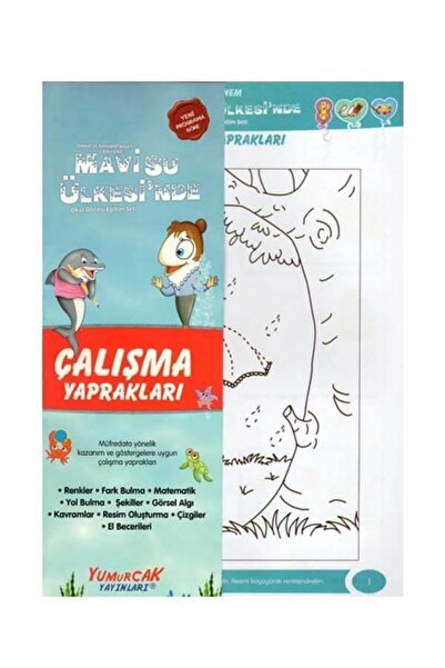 Yumurcak Yayınları Mavi Su Ülkesinde Çalışma Yaprakları ()