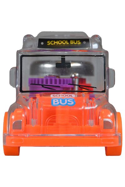 CToys Ctoy Lighted Sound Transparent Minibus Orange
