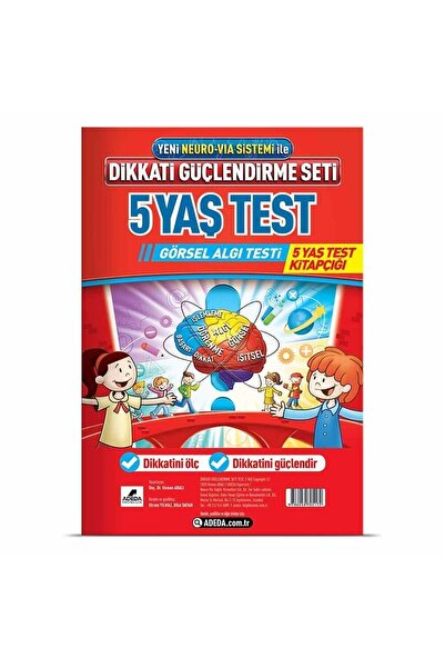 Adeda Yayınları Dikkati Güçlendirme Seti Test 5 Yaş