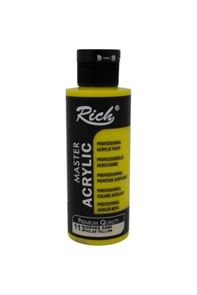 Rich Güneş Sarı Akrilik Boya 120cc - 130cc 113