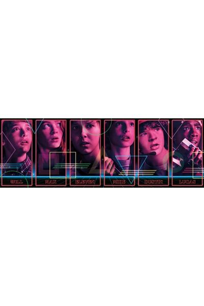 CLEMENTONI 1000 Piece Stranger Things Panorama Puzzle