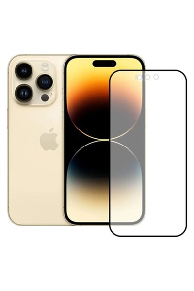 ZETT iphone 14 PRO Uyumlu MAT Seramik Nano Kırılmaz Ekran Koruyucu - Anti Sta...
