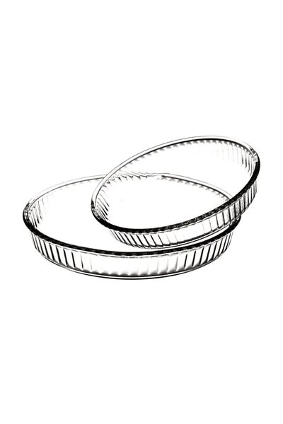 Paşabahçe Borcam 2 Sets of Round Baking Trays Set 159022