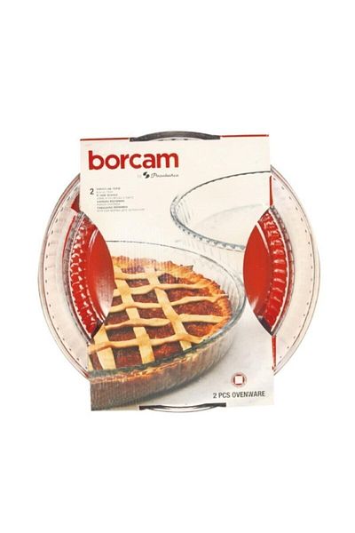 Paşabahçe Borcam 2 Sets of Round Baking Trays Set 159022