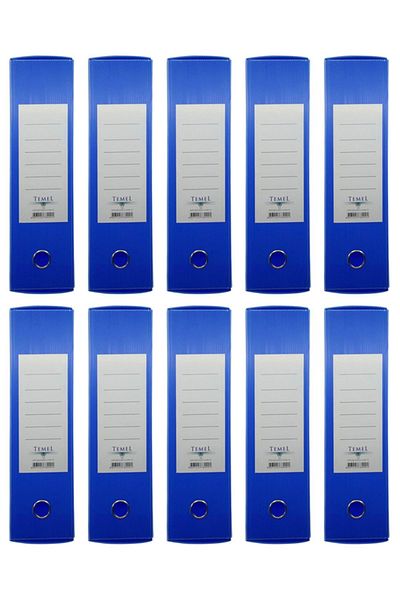 Temel Archive and Project Box 24x32x9cm Blue 10 Pieces