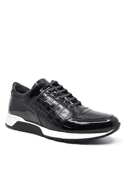 Fosco Patent Leather Men's Sneakers
