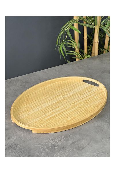 ACAR Bamboo Oval Luxury Large Tray