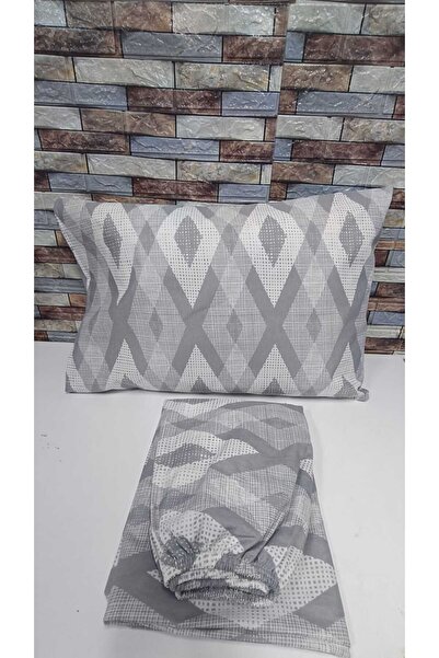 Gasel Home Cotton Elastic Double Bag Set - 160x200 & 180x200