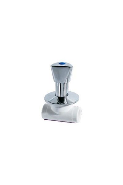 KALDE Built-in Chrome Valve Long Type 25 Mm Pprc Gasket Flush Mounted Chrome Valve