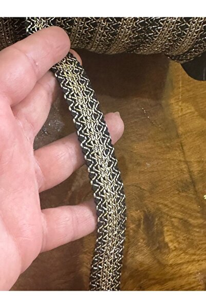 Gönülden Tasarım ALTIN VARAKLI EN 2 CM DESENLİ ŞERİT DİKİŞ GİYİM AKSESUARI 1 ...