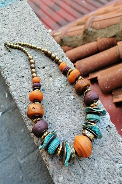 cleopatra takı aksesuar ETNİK OTANTİK BOHEM  KOLYE