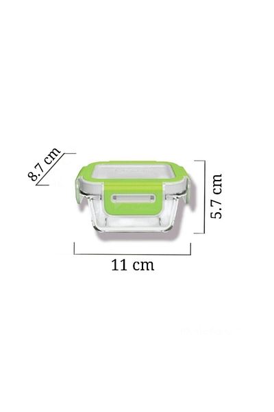 Paşabahçe 6-Piece 53802 Storemax Lockable Storage Container 135 Cc Mini Size Fma02342 Mg-53802-6