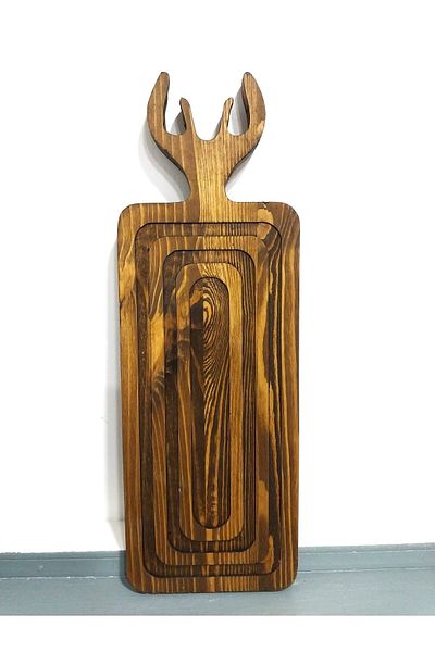 COOKCASE 40x13Cm Deer Cutting Board