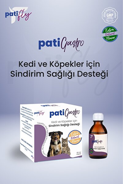 PATİ FLY Gastro Kedi Ve Köpekler Için Kabız Ve Ishal Desteği (BAĞIRSAK SİSTEM...