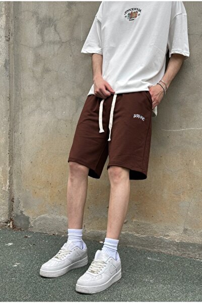 serline Шорти з вишитим принтом