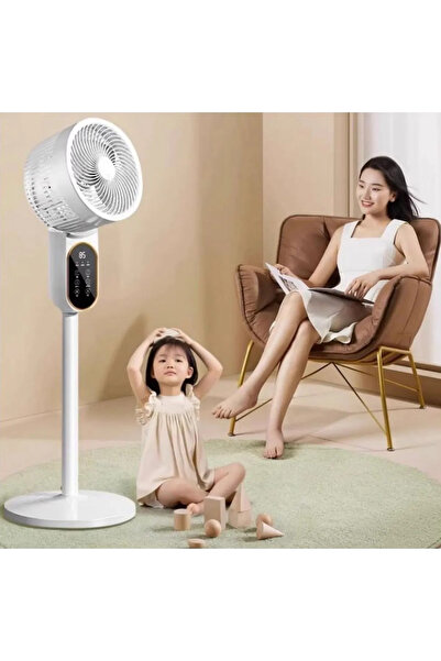 Protonust Akıllı Dönebilen Fan Vantilatör Sessiz Uzaktan Kumandalı Dijital Ek...