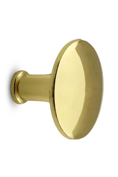 NZB Düğme Çekmece Dolap Kapak Kulpu Kulbu Gold Metal Kulp