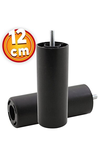 NZB Mobilya Kanepe Sehpa Tv Ünitesi Koltuk Orta Destek Ayağı 12 Cm Siyah Baza...