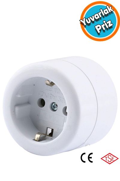 NZB Single Surface Mounted Group Socket Plug Socket Round Grounded Electric Group Socket