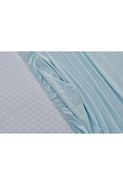 Doqu Home Blue Double, Colorful Fitted Bed Sheet