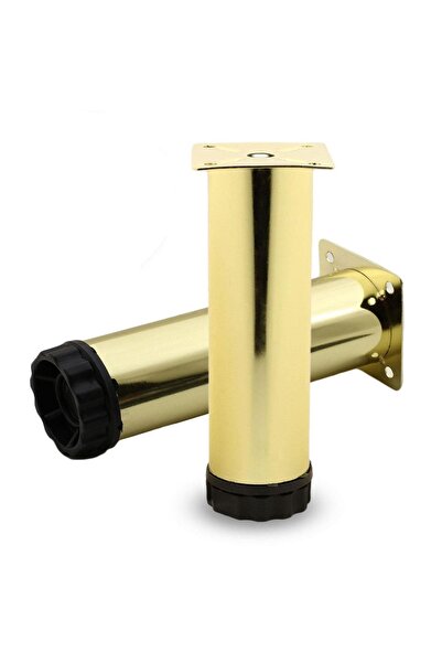 NZB أثاث أريكة طاولة القهوة وحدة التلفزيون مقعد قدم قابل للتعديل 15 سم قاعدة معدنية ذهبية ذهبية