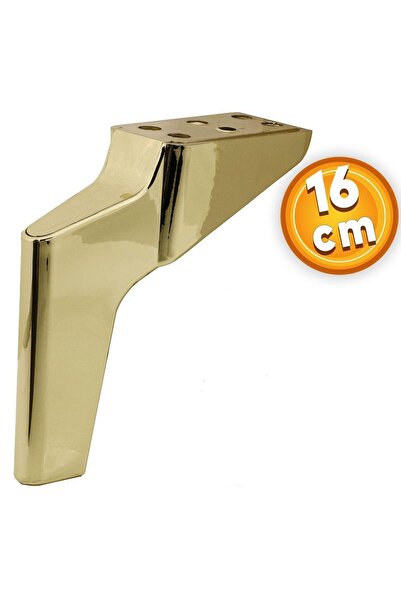 NZB Lüks Mobilya Kanepe Sehpa Tv Ünitesi Koltuk Ayağı 16 Cm Parlak Gold Baza ...