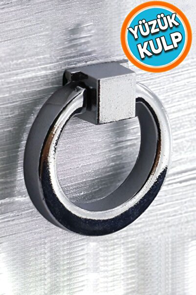 NZB Mobilya Mutfak Dolabı Çekmece Dolap Kulpları Kapak Kulpu Kulb Metal Yüzük...