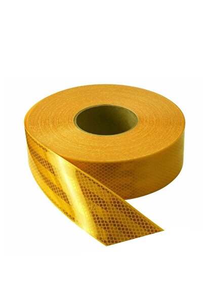 NZB شريط لاصق عاكس بطول 1 متر باللون الأصفر