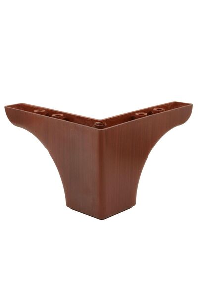 NZB Lüks Mobilya Kanepe Sehpa Puf Koltuk Ayağı 10 Cm Kahverengi Ahşap Desenli...