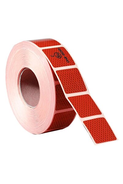 NZB شريط تحذيري مقطوع عاكس للضوء معتمد من التيوتورك بطول 10 أمتار باللون الأحمر