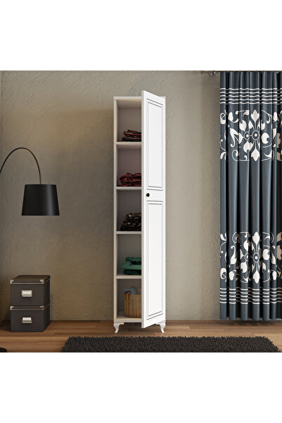 Rual Ahşap Gardırop Elbise Dolabı Ahşap Raflı Dolap