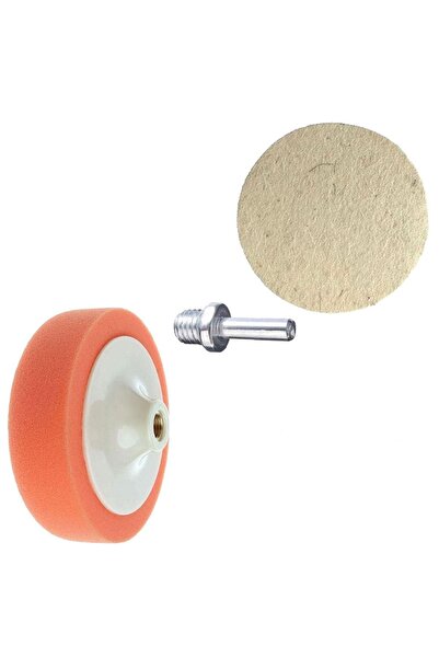 NZB Pasta Cila Oto Polisaj Süngeri Polisaj Keçesi Zımpara Tabanlı M14 Matkap ...