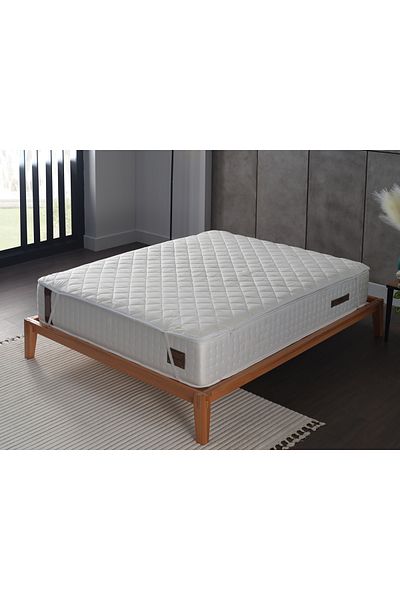 Doqu Home White Festival Bamboo Quilted Mattress Pad - 180 X 200 Cm