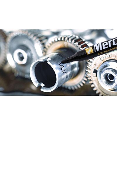 NZB Kalıcı İşaretleyici Siyah Marker Kalem Metal Plastik Cam Ahşap Yüzey Suya Dayanıklı Akrilik Uç