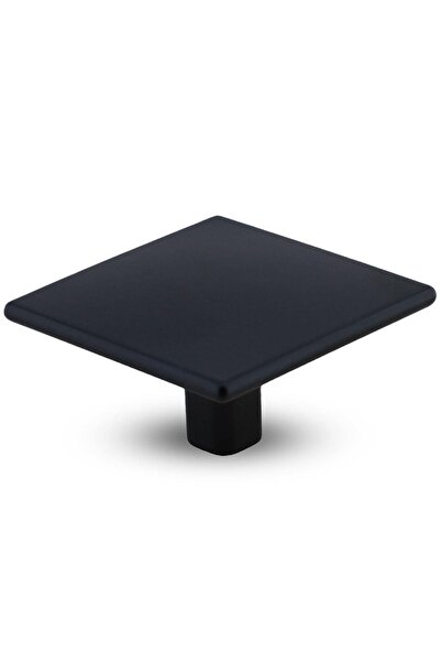 NZB Mobilya Mutfak Banyo Çekmece Dolap Kapak Kulpu Kulbu Mat Siyah Metal Kare Kulp