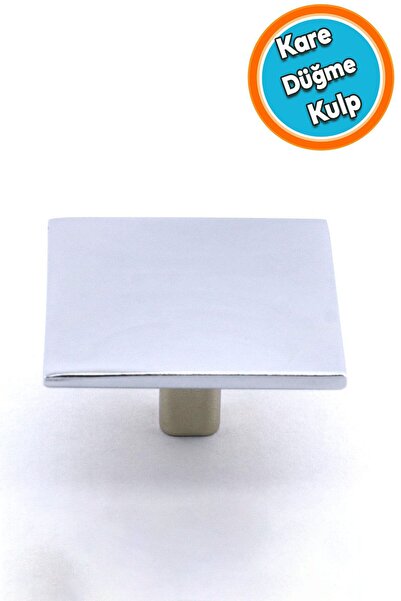 NZB Mobilya Prizma Kulp Mutfak Dolabı Çekmece Dolap Kulpları Kapak Kulpu Kulbu Metal Krom Tek Vidalı